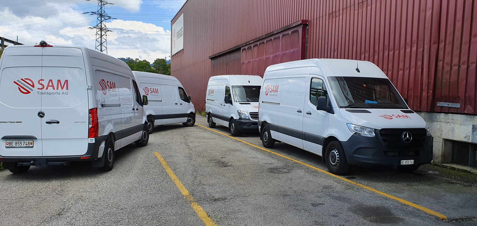 SAM Transporte AG - Moderner Fuhrpark